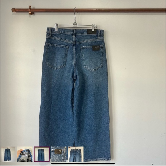 NWT Rails Getty High Rise Cropped Wide Leg Jeans - Picture 3 of 5